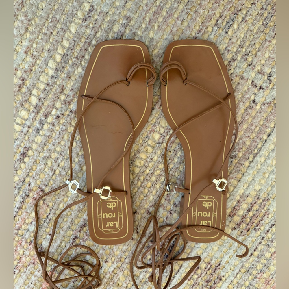 Larroude Grecian sandals